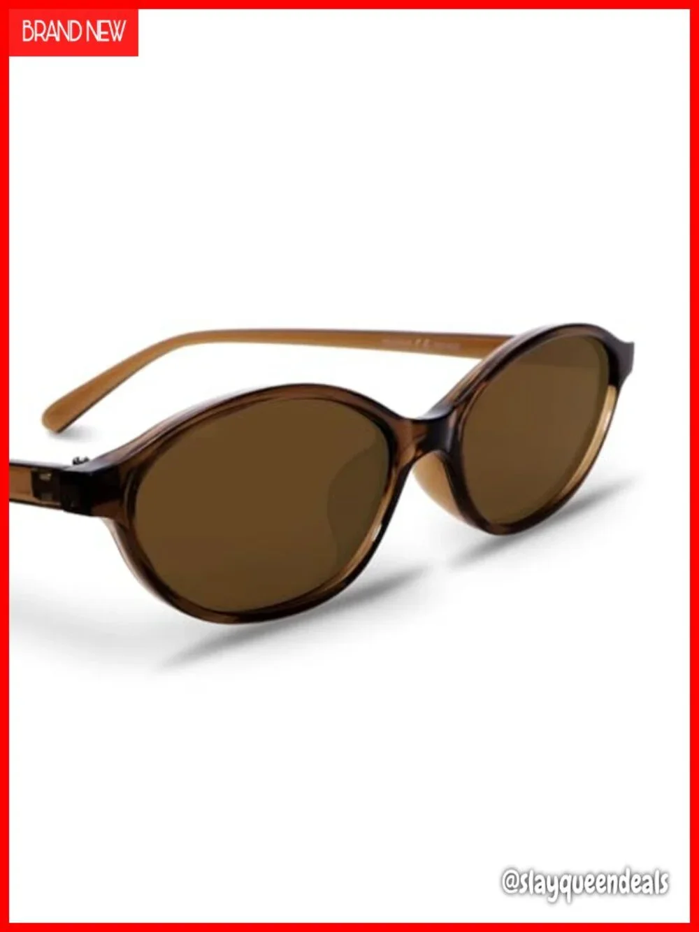 Retro Oval Cat Eye Sunglasses UV400 Full Frame Lightweight